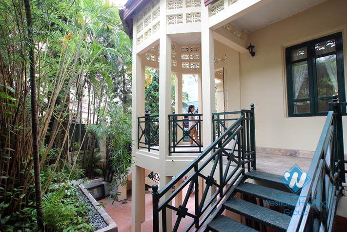 House with yard available for rent in To Ngoc van, Tay Ho district, Hanoi
